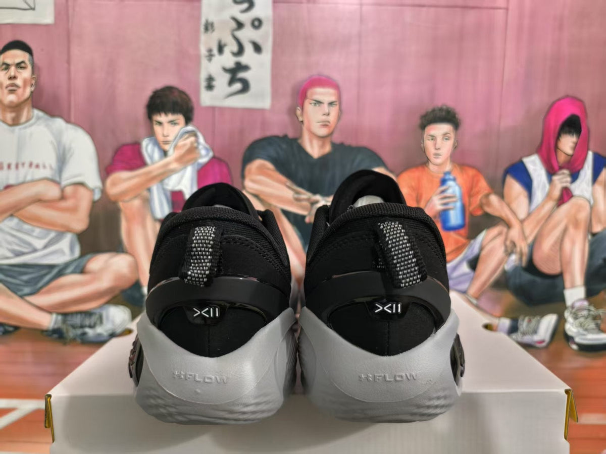 Black and Gray Basketball Sneakers