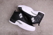 Jordan Air Jordan 12 Reverse Taxi Sneakers Black White 130690-001