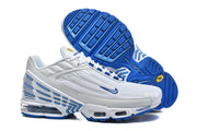 Nike Air Max Plus III White and Blue Sneakers