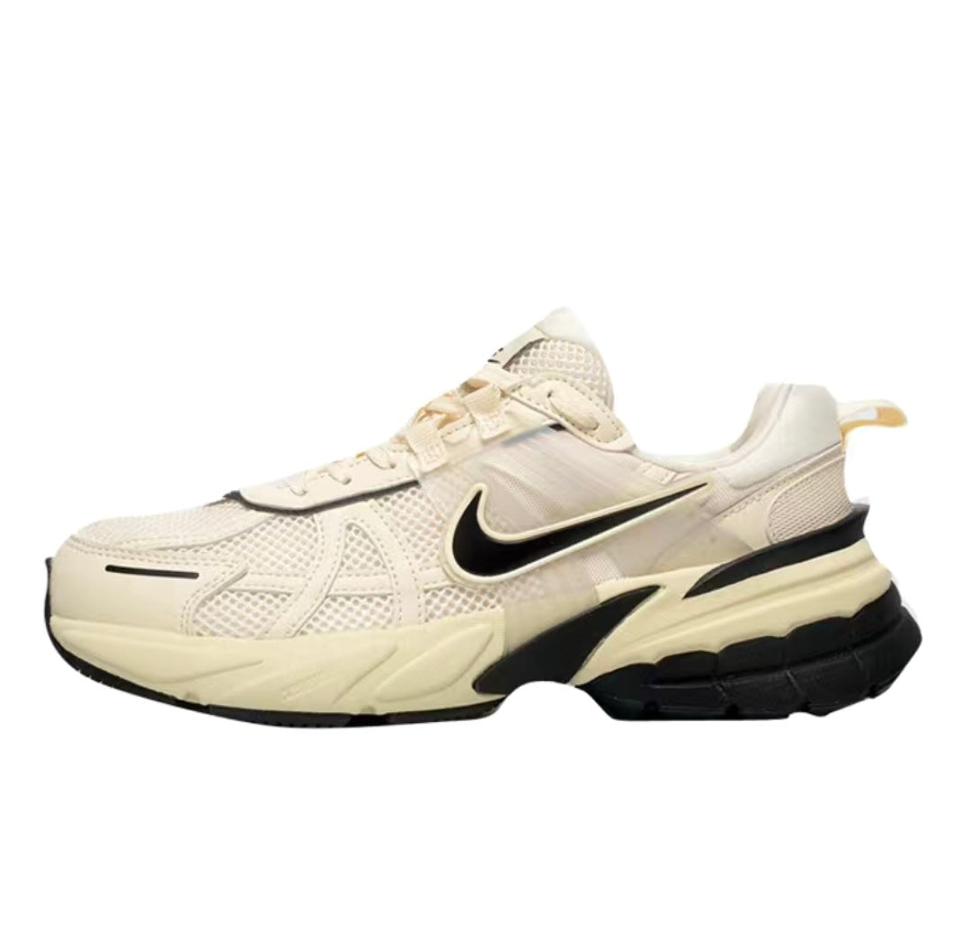 Nike Cream and Black Sneakers