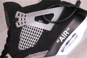 Jordan Air Jordan 4 Black Gray Red Sneakers AQ9129-412