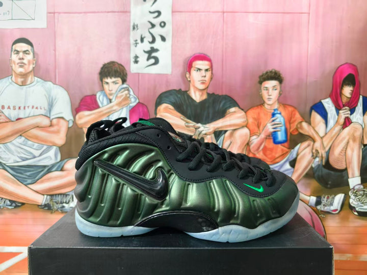 Nike Air Foamposite One Green Basketball Sneakers