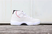 Jordan Air Jordan 11 Platinum Tint White Red Sneakers