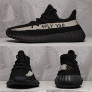 Yeezy 350 V2 Black White Sneakers SPLY-350