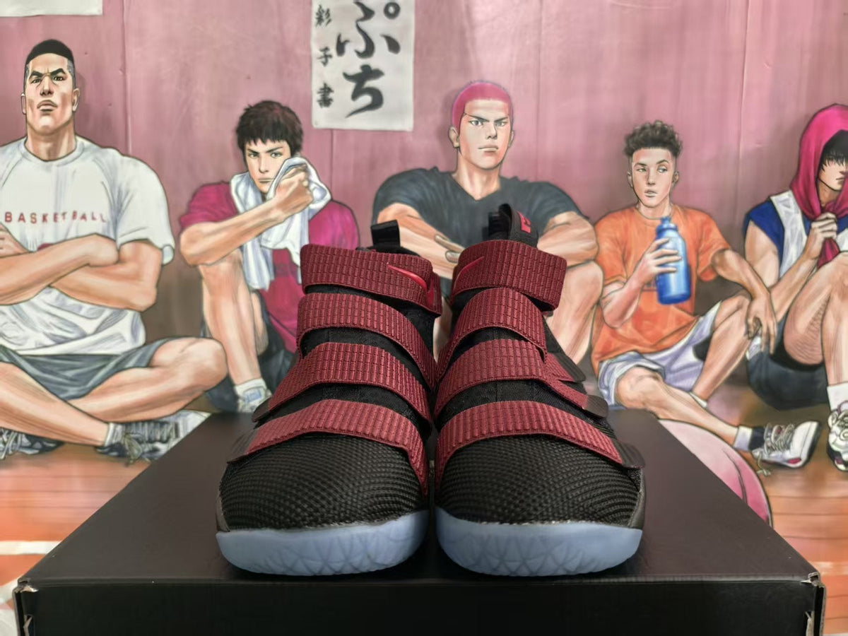Nike LeBron Basketball Sneakers Black Red