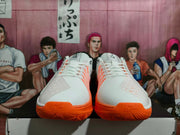 Nike Air Zoom Basketball Shoes White and Orange