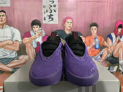 Black and Purple Basketball Sneakers