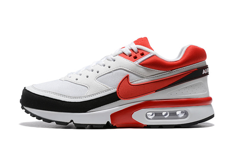 Nike Air Max BW White and Red Sneakers