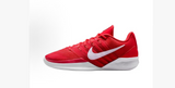 Nike White and Red Low-Top Sneakers IQ9033-600