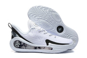901-06 White Black Basketball Sneakers 3027632-100