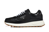 Prada Black Low-Top Sneakers with Gum-Tread Sole