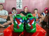 Nike Green Multicolor Basketball Sneakers