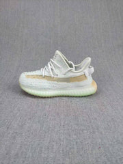 Yeezy 350 V2 Kids Sneakers Pale Gray with Tan Stripe
