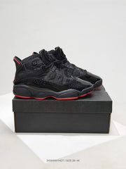 Jordan 6 Rings Sneakers Black Red