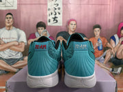 Nike Grizzlies Basketball Sneakers Teal and Red