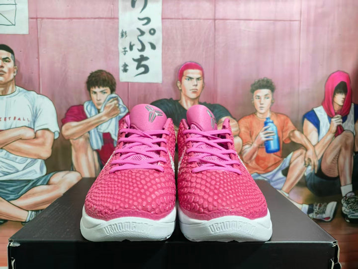 Nike LeBron Basketball Sneakers Pink and White
