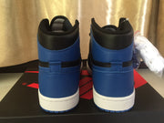 Jordan 1 High Sneakers Black Royal Blue