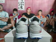 Nike Basketball Sneakers Gray White Blue