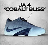 Nike Ja 4 Cobalt Bliss Basketball Shoes Gray Blue