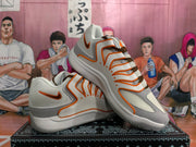 Nike White Grey Orange Sneakers