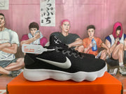 Nike Black and Silver Basketball Sneakers