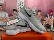 Nike Gray Low-Top Sneakers with Black Swoosh