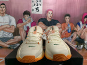 Nike Low-Top Sneakers Cream Green Orange