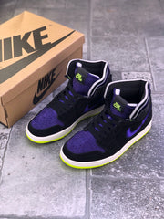 Air Jordan 1 Zoom Air CMFT Lemon Venom Plum Purple Sneakers