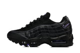 Nike Air Max 95 Black Sneakers with Purple Accents