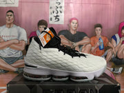 Nike White Black High-Top Basketball Sneakers