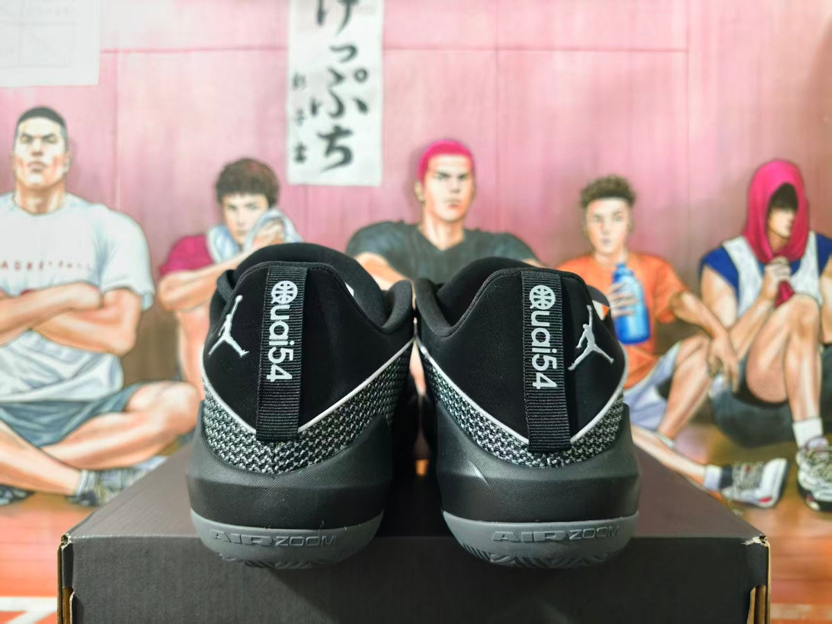 Jordan Black Grey Basketball Sneakers