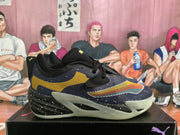 Puma Basketball Shoes in Navy, Yellow and Black