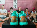 Nike Brunson PE Basketball Sneakers Turquoise Gold