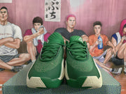 Nike Cushion 3.0 Green and Cream Basketball Sneakers
