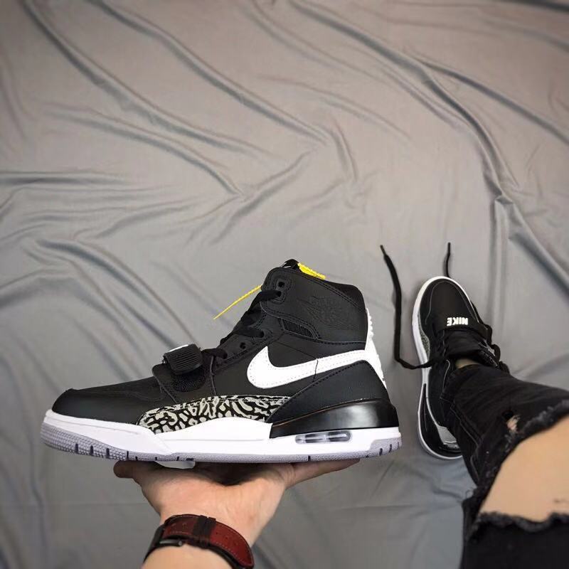 Nike Air Jordan Legacy 312 Black White High-Top Sneakers