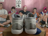 ASICS Basketball Shoes in White and Silver