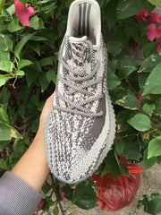 Yeezy 350 V2 Gray Knit Sneakers SPLY-350