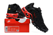 Nike Air Max Plus Black and Red Sneakers