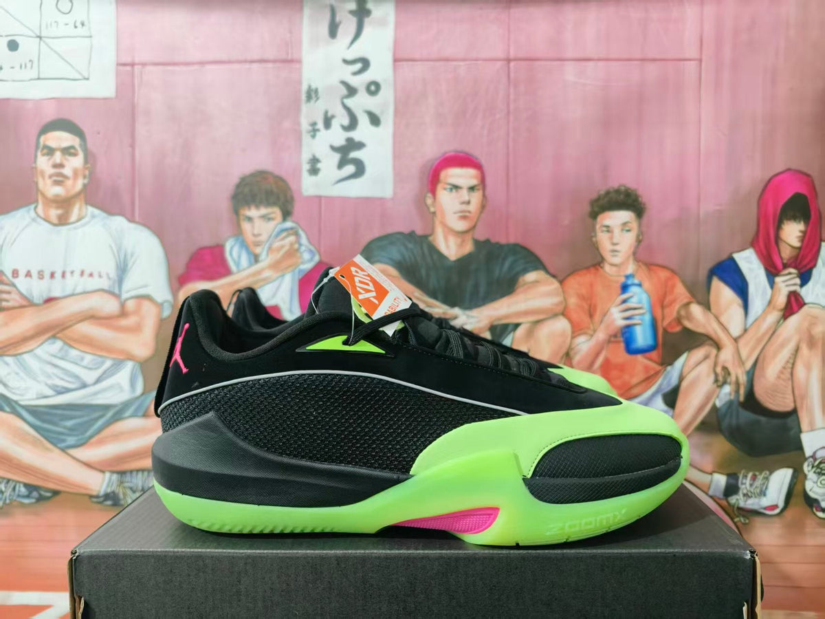 Jordan Luka 1 Basketball Shoes Black Green Pink