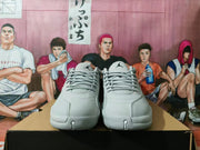 Jordan 12 Retro Wolf Grey Basketball Sneakers