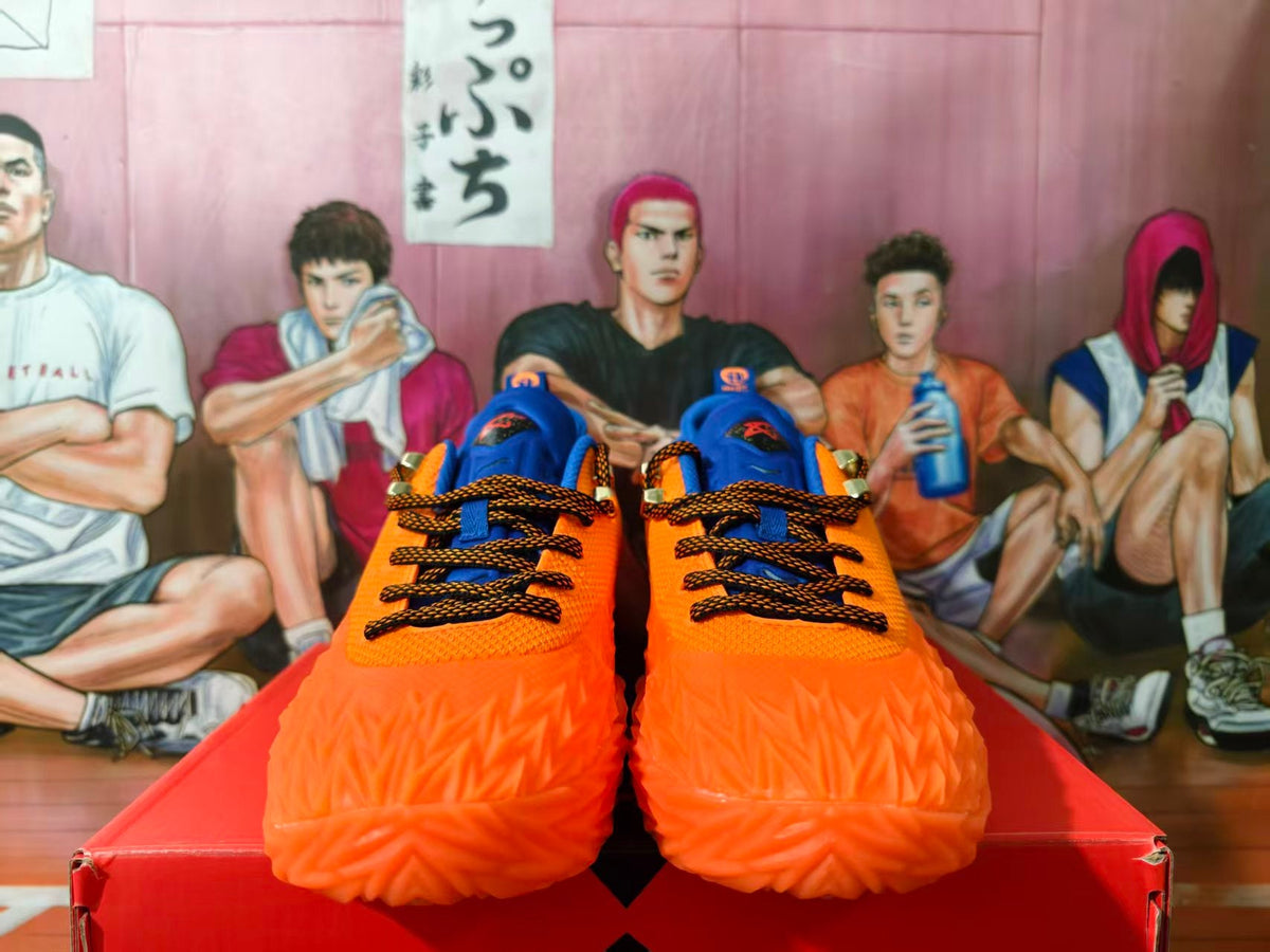 Nike Basketball Sneakers in Orange and Blue