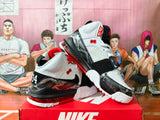 Nike Air More Uptempo White Black Red Basketball Shoes
