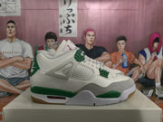 Jordan White Green Basketball Sneakers 36-48.5