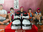 Nike Air More Uptempo White Black Red Basketball Shoes