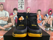 Nike Black Purple Yellow High-Top Basketball Sneakers