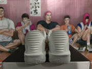 Nike ZoomX White Yellow Basketball Sneakers