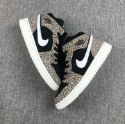 Air Jordan 1 Mid SE GS Leopard Sneakers BQ6931-021