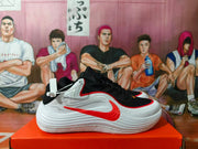 Nike Basketball Shoes White Black Red