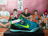 Nike Kobe 9 Basketball Shoes in Turquoise and Volt