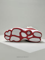Jordan 6-3 White/Red High-Top Sneakers